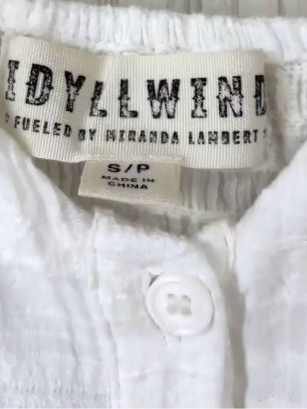 Idyllwind White Button-Front Mini Dress - Picture 6 of 7